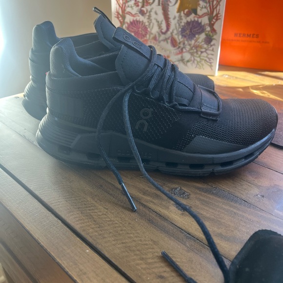 On Running Shoes - On Running Women’s Black Athletic Shoes